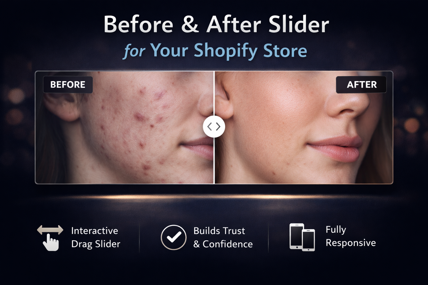 Before and after slider